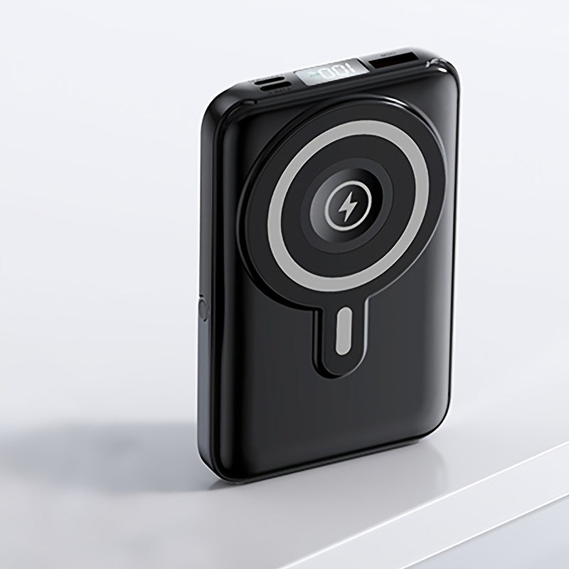 Magnetic Wireless Power Bank – 20000mAh Portable Charger 3-in-1